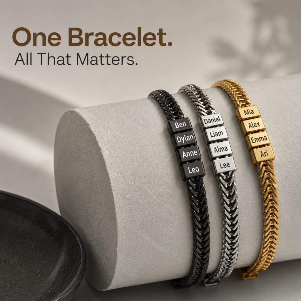 Kyma Personalized Family Bracelet